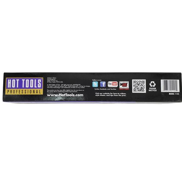 Hot Tools 1 1/4 Pro Signature Heated Round Hair Styling Brush Gold Surface New - Picture 5 of 6